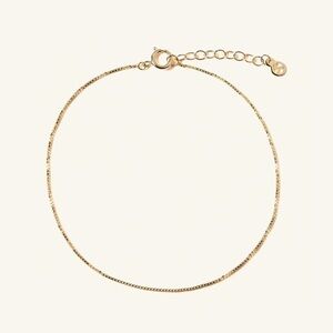 Mejuri - 14k yellow gold- chain bracelet